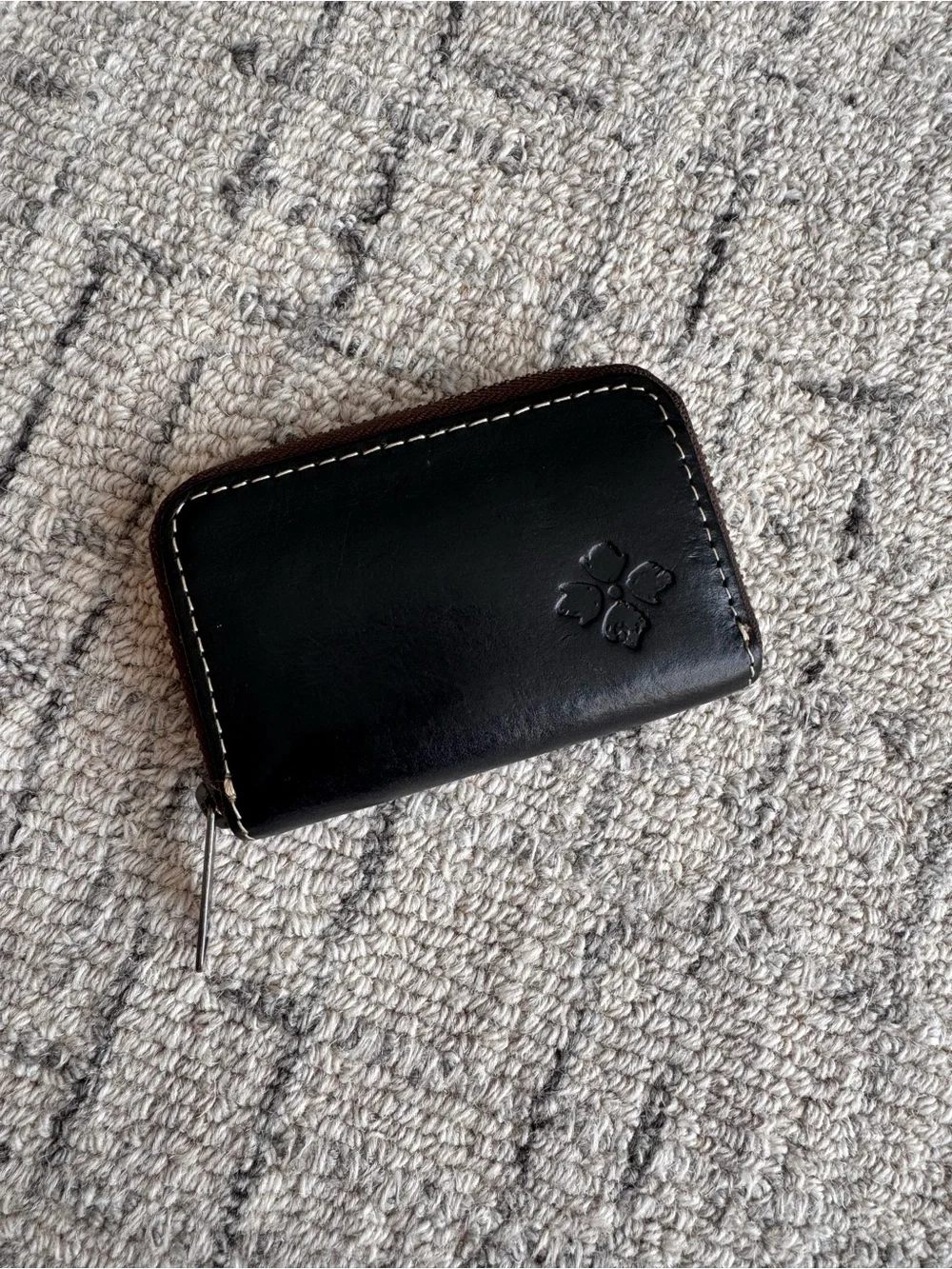 Patricia Nash small zip around wallet black